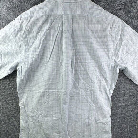 Brooks Brothers Long Sleeve Button Up Shirt Blue Check 15 34/35 Regent Non Iron - Picture 11 of 15
